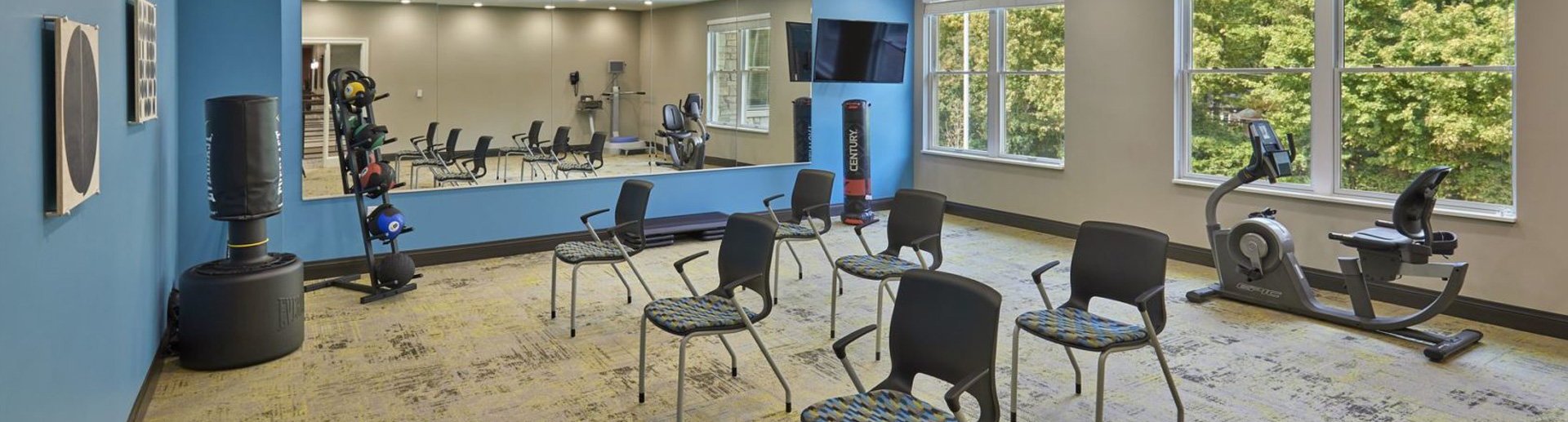 view of fitness room